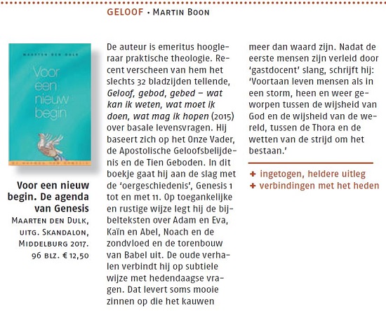 recensie 'Voor een nieuw begin' - Nederlands Dagblad