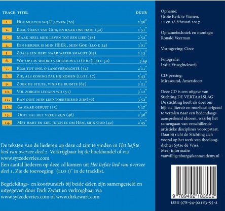 Het liefste lied van overzee, deel 2 (cd)