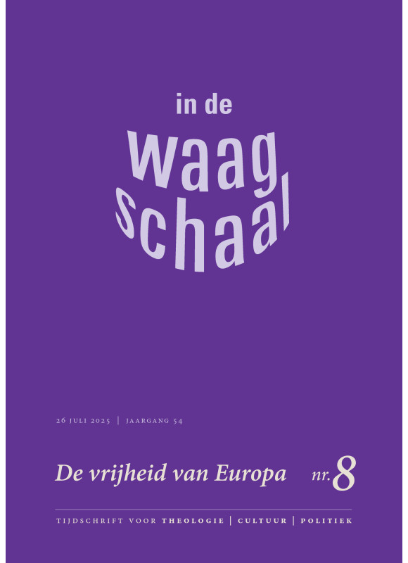 Tijdschrift In de Waagschaal, 2025, nr. 8, "Het vrije Europa"
