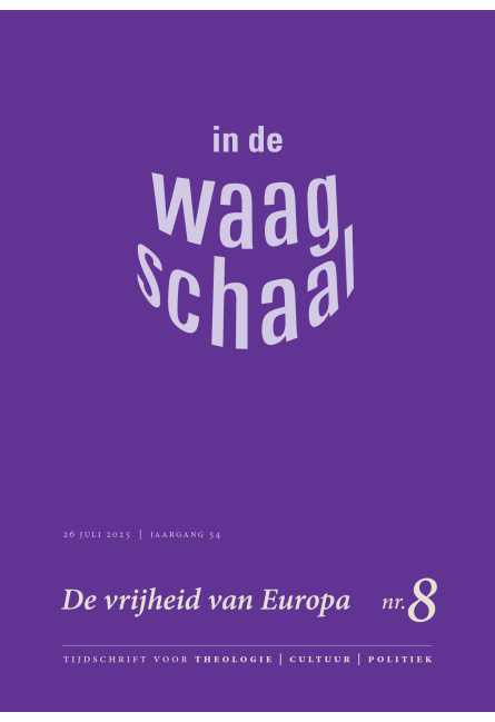 Tijdschrift In de Waagschaal, 2025, nr. 8, "Het vrije Europa"