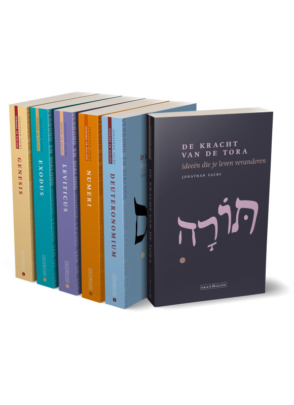 6-pak: Kracht van de Tora + Genesis + Exodus + Leviticus + Numeri + Deuteronomium