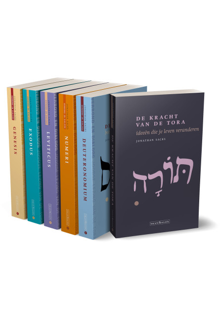 6-pak: Kracht van de Tora + Genesis + Exodus + Leviticus + Numeri + Deuteronomium