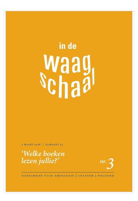 Tijdschrift In de Waagschaal, 2026, nr. 3, "Welke boeken lezen jullie?"