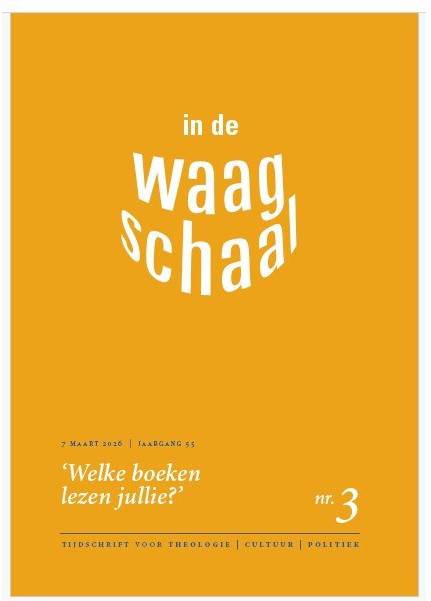Tijdschrift In de Waagschaal, 2026, nr. 3, "Welke boeken lezen jullie?"