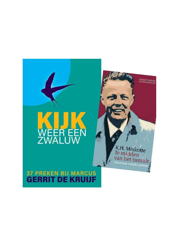 2-pak 'Kijk, weer een zwaluw' + 'Te midden van het tumult'