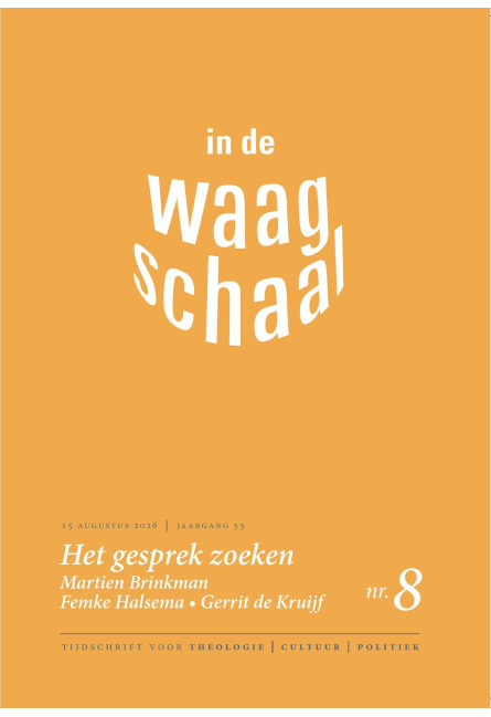 Tijdschrift In de Waagschaal, 2026, nr. 9, "Hendrikus Berkhof"