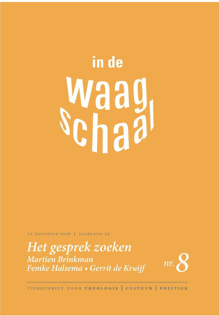 Tijdschrift In de Waagschaal, 2026, nr. 9, "Hendrikus Berkhof"